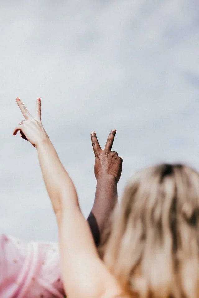 Raised hands