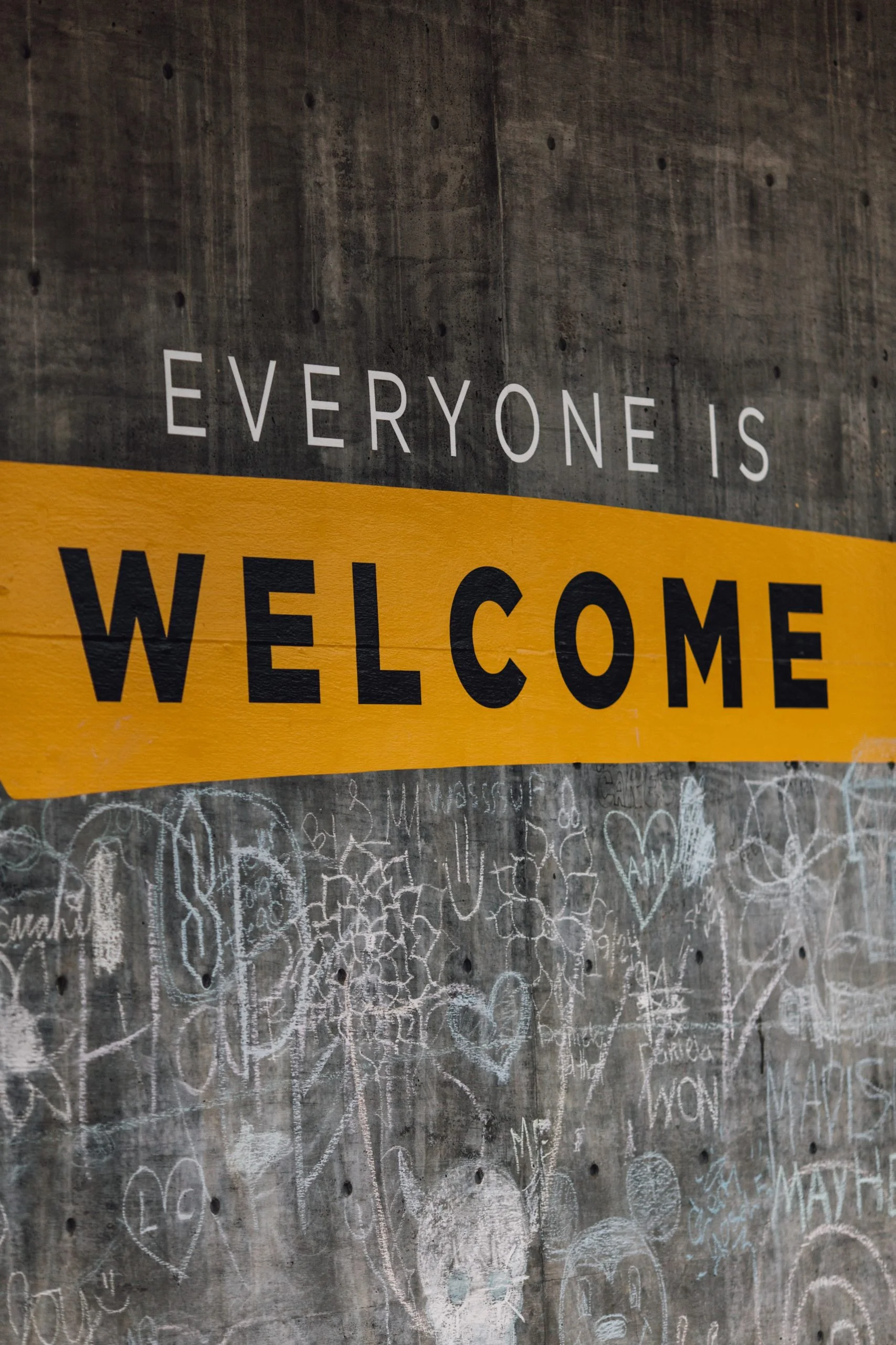 Welcome sign