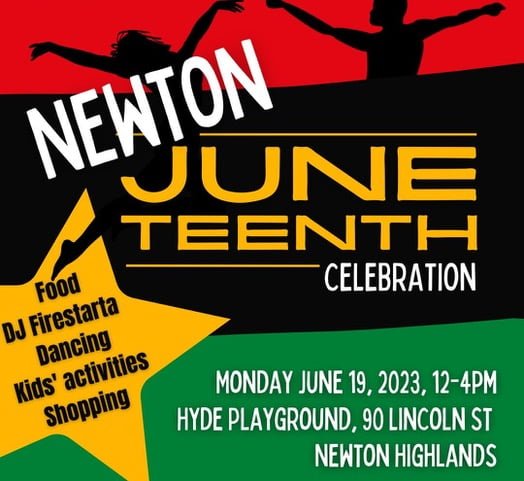 Juneteenth flyer, June 19, 2023, Hyde Playground
