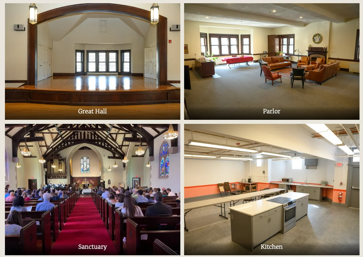 thumbnails of four rental spaces