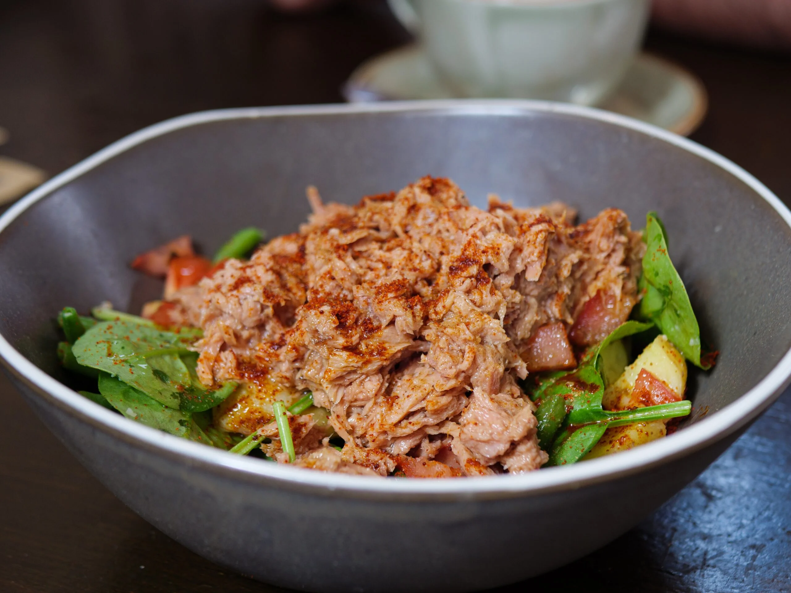 bowl of tuna salad