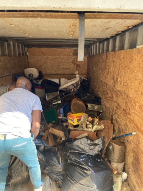 junk removal at parsonage, 39 Forest Street