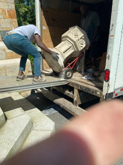 Vestibule bapistery removal July 2023