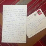 Handwritten thank you note